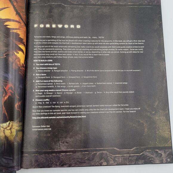 The Art of Starcraft Wings Of Liberty and Heart Of The Swarm - Picture 12 of 13